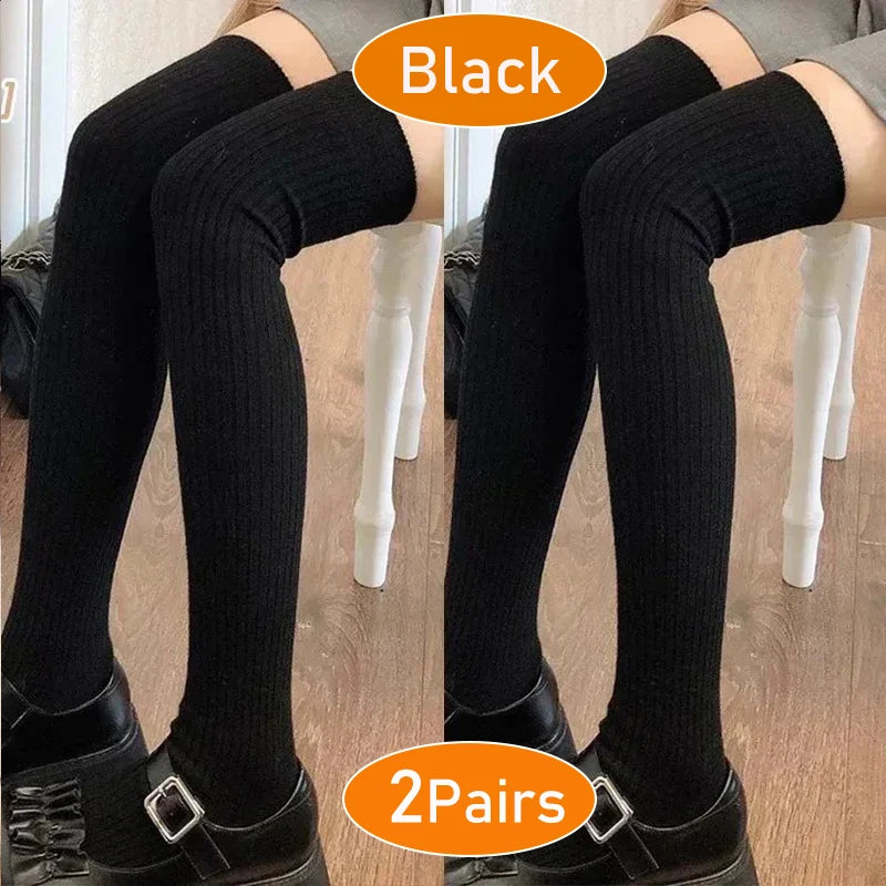 Women's Knit Knee High Socks, Soft Fuzzy
