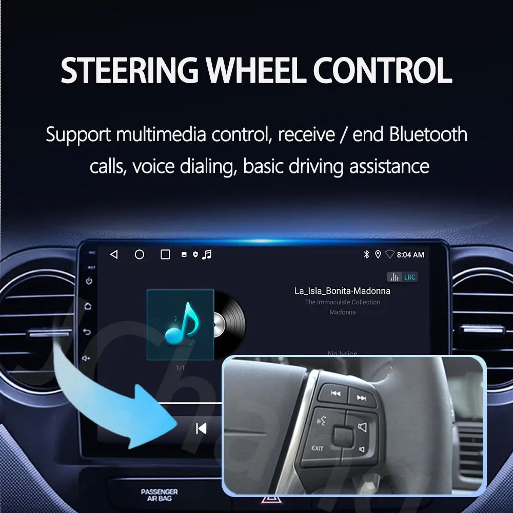 Car Stereo with Apple CarPlay & Android Auto, Compatible with Peugeot 2008 & 208 (2019-2022)