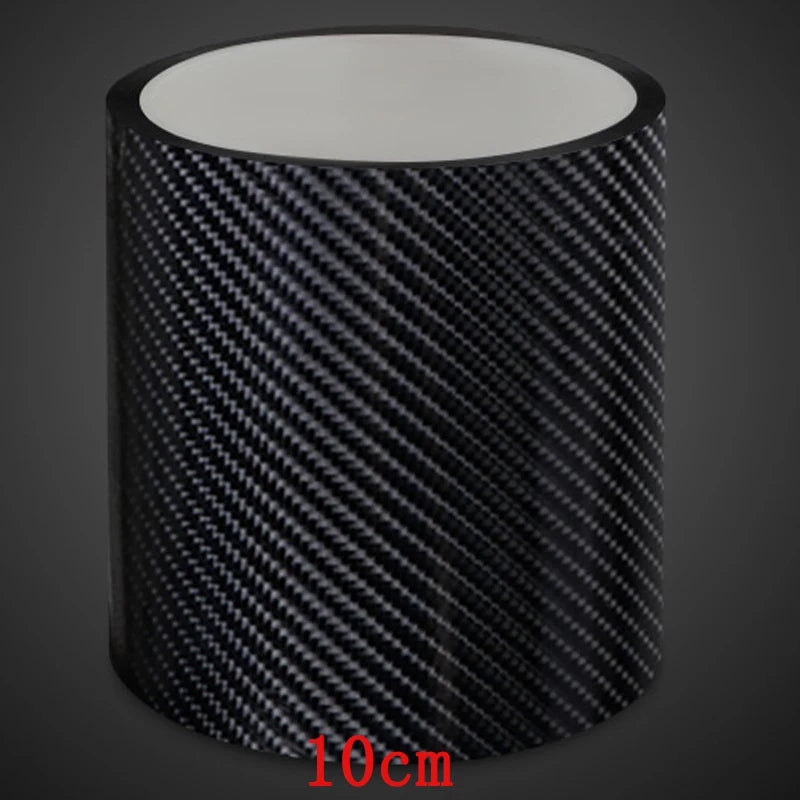 Nano 3D Carbon Fiber Car Door Sill Protector Strip – Waterproof Bumper Tape & Body Protection Film 1–10M