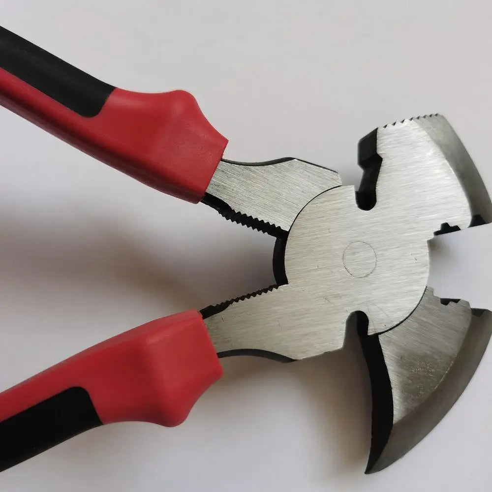Fence Pliers Heavy Duty Fencing Pliers Wire Cutter Tool Heavy Duty Multifunctional Hand Tools With Hammer Head Nail Puller For