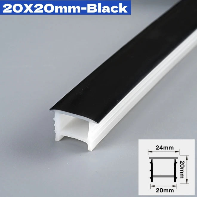 Flexible LED Neon Rope Diffuser Channel — WS2812B Compatible
