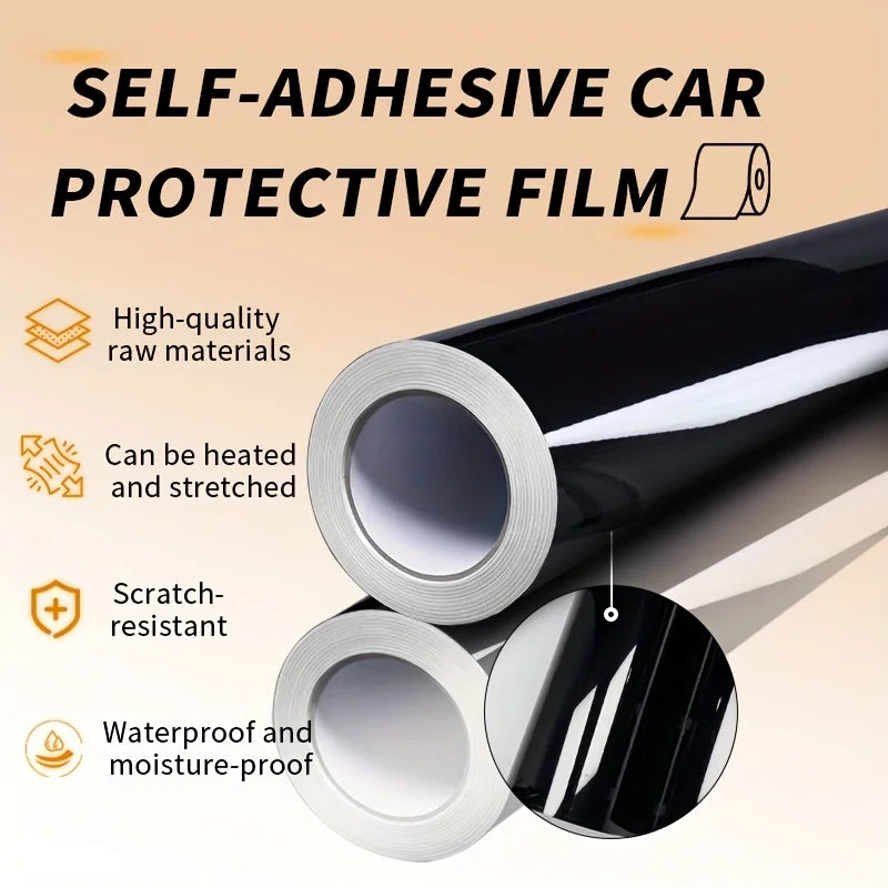 Carbon Fiber Car Body Film Black Vinyl Auto Wrap Sticker Matte Glossy Motorcycle Protective Film 6D 5D 4D 3D Vehicle Cover Foil