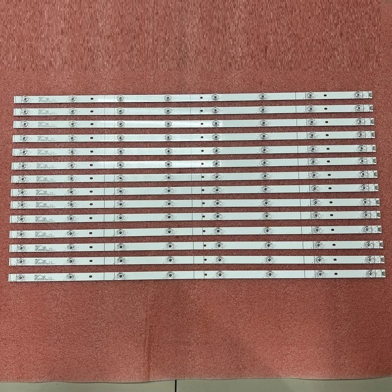 LED TV Backlight Strip Set — 14pcs, 8-LED Replacement Bars