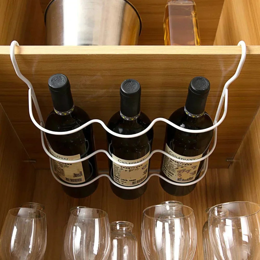 Fridge Wine and Beer Bottle Rack - Stackable Refrigerator Organizer - photo 2