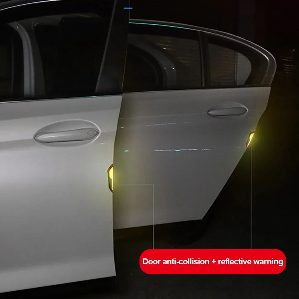 Reflective Car Door Sticker Safety Opening Warning Reflector Tape Decal Auto Car Accessories Exterior Interior Reflector Sticker