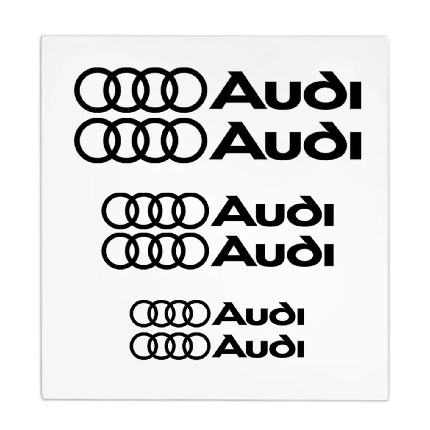 Brake Caliper Decals — Heat-Resistant Waterproof Stickers (6-Pack)