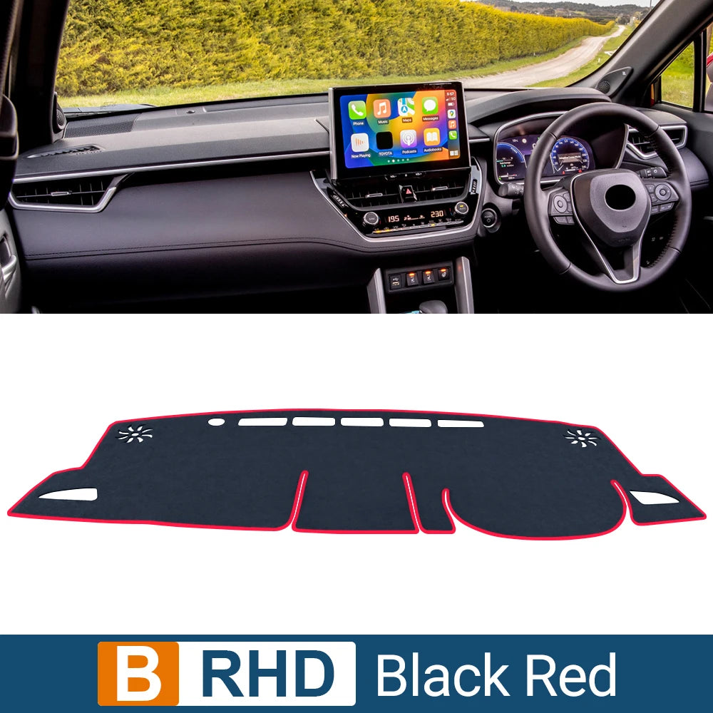 For Toyota Corolla Cross XG10 2021 2022 2023 2024 2025 Hybrid Car Dashboard Sun Shade Cover Instrument Desk Non-slip Accessories