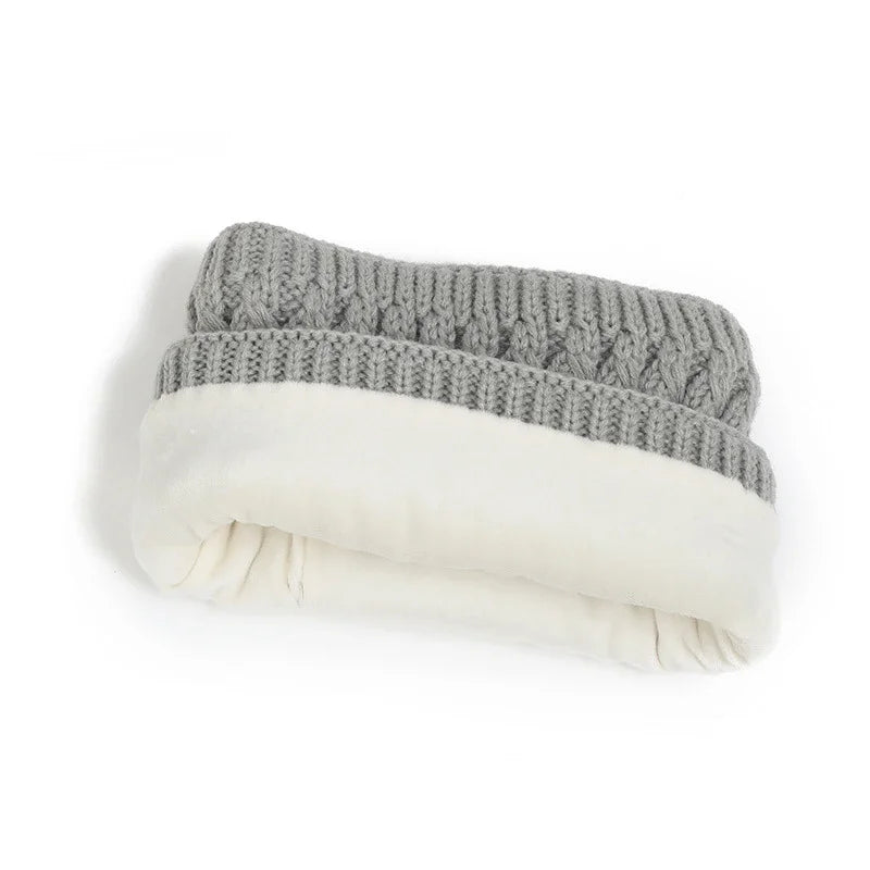Kids Knit Beanie, Scarf & Gloves - 3 Piece Winter Set - photo 2