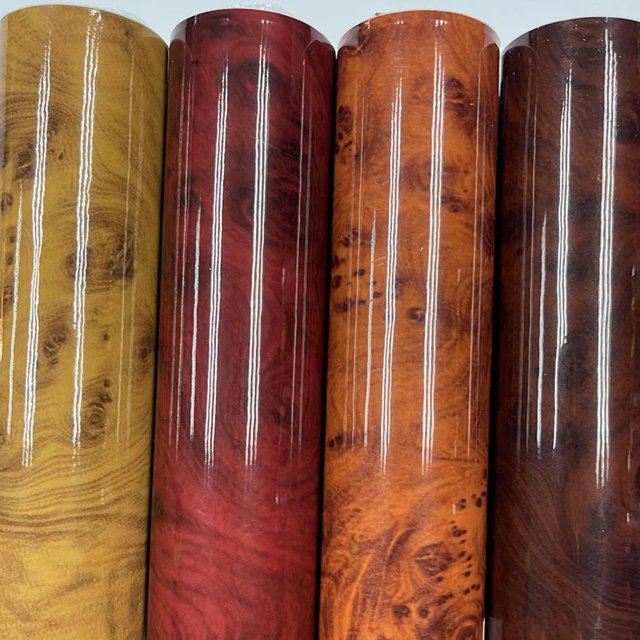 Wood Grain Vinyl Wrap — Self-Adhesive Car Interior Film, DIY Trim