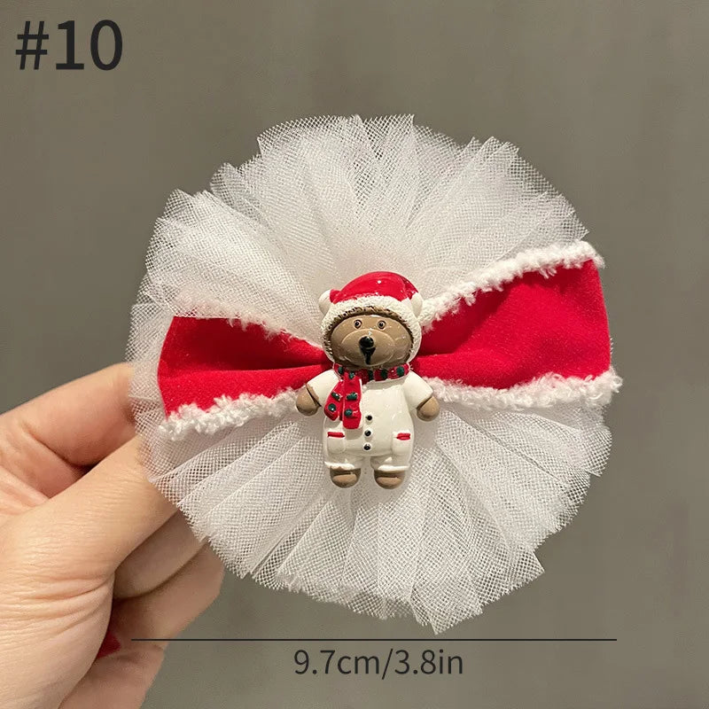 2026 Christmas Hair Clips Kawaii Christmas Headbands Hair Accessories Deer Ear Hairpin for Girl Photograph Prop Xmas Party Decor