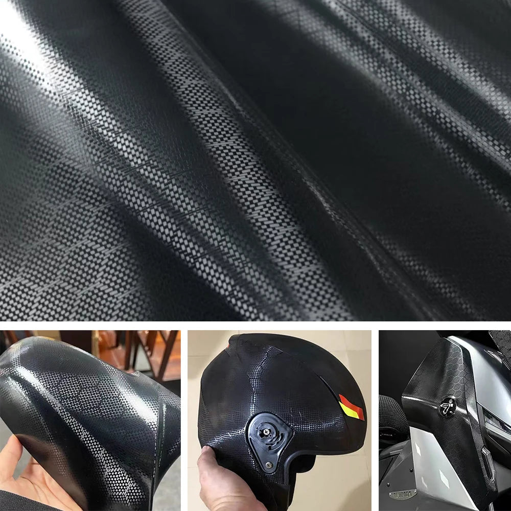 Car Stickers Forged Carbon Fiber Vinyl Wrap Film Waterproof Auto Body Film  Self Adhesive Carbon Fiber Sticker Car Accessories