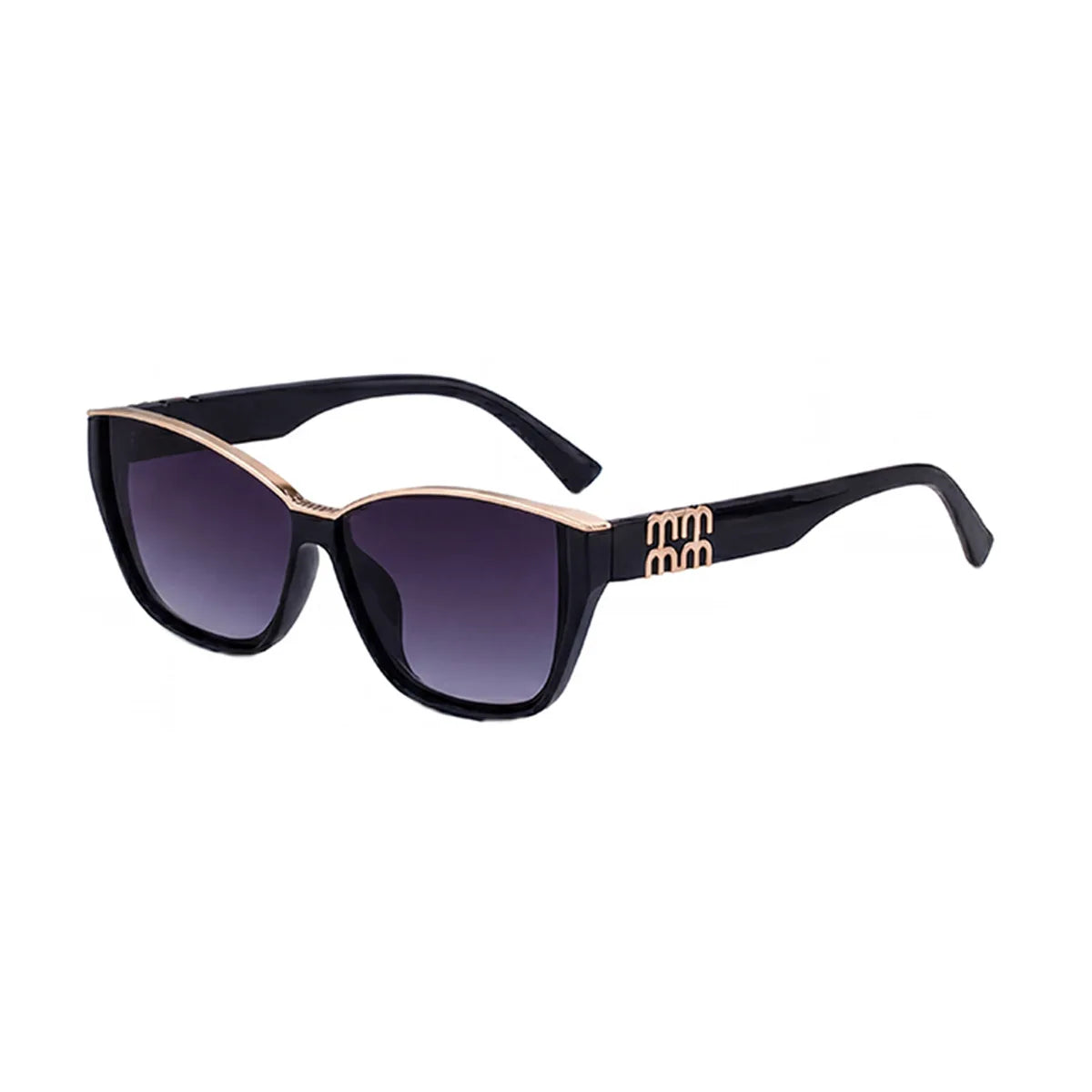Cat Eye Sunglasses for Women — Metal Temple Detail, UV Shades