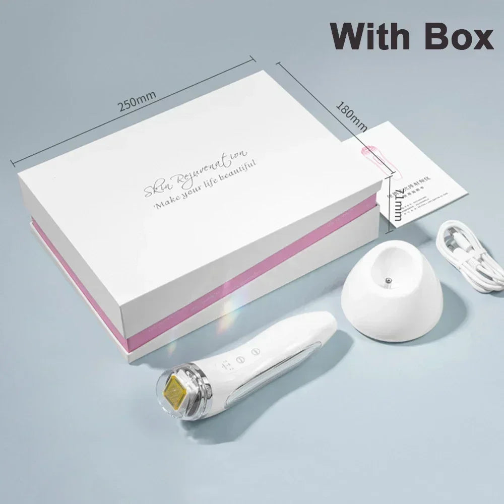 RF Radio Frequency Face Lifting Device Dot Matrix Beauty Massager Home Wrinkle Remover Skin Tightening Facial Massage Machine, women