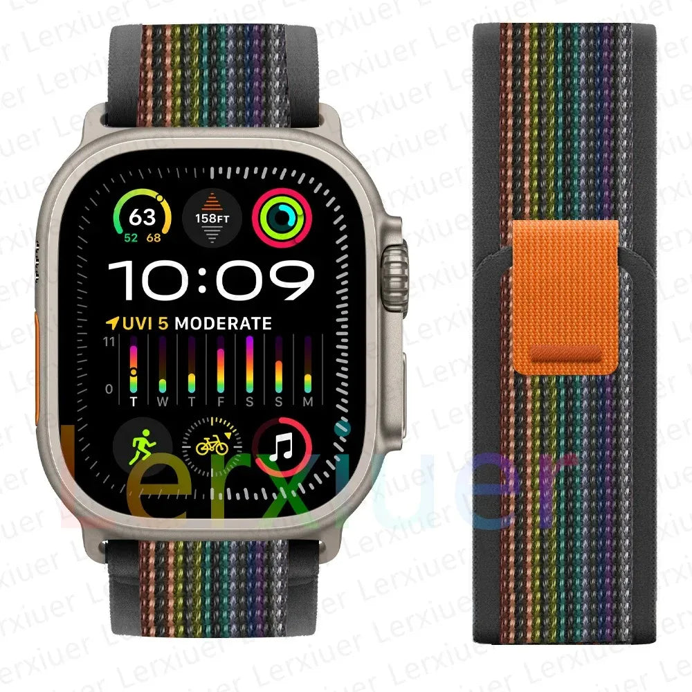 trail loop For apple watch ultra 3 2 Band 49mm 44mm 40mm 45mm 41mm 42mm correa bracelet iWatch series 7 se 8 9 10 11 46mm straps