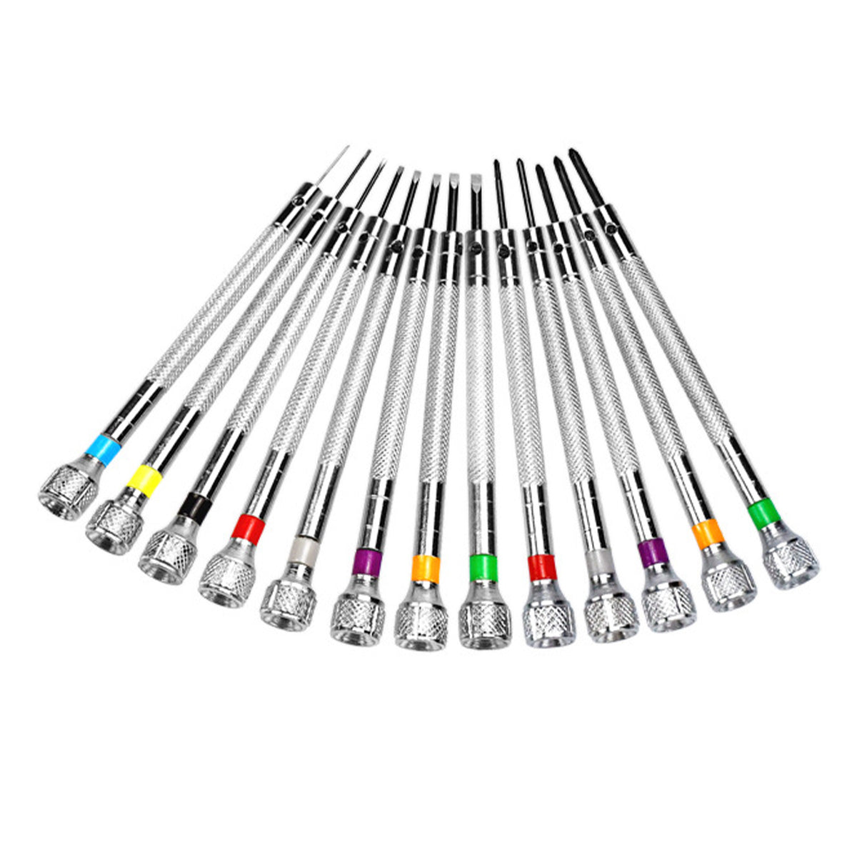 Precision Screwdriver Set 0.6-2.0mm High Hardness Steel Micro Cross Screwdriver Kit For Home Watch Eyeglasses Jewelry Repair Too