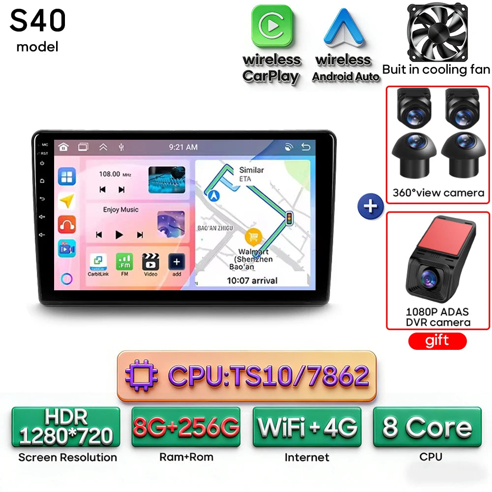 For Citroen C4 Grand Picasso 2006 - 2013 Car Multimedia Player Android 16 Radio Carplay Auto 2din GPS Navigation Stereo Video