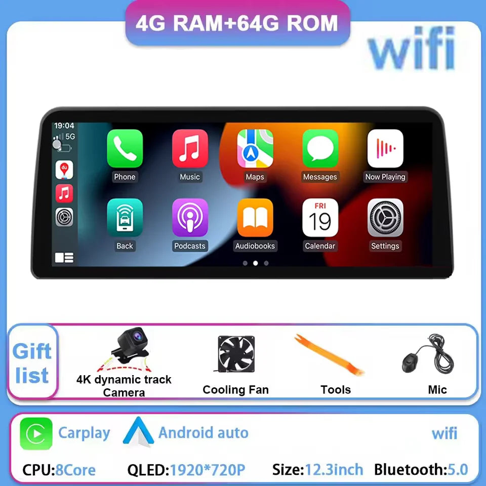 12.3" Car Stereo with Apple CarPlay & Android Auto, Compatible with Changan Hunter F70 (2019-2022)