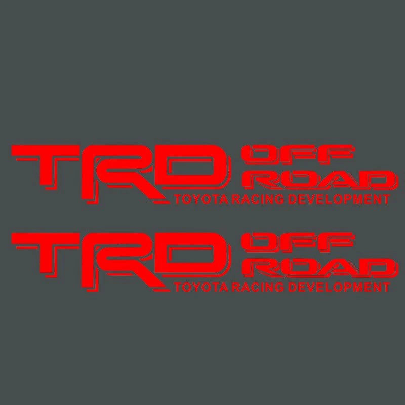 Suitable for Toyota Transit logo TRD OFFROAD modified sticker, personalized decorative body sticker waterproof latte