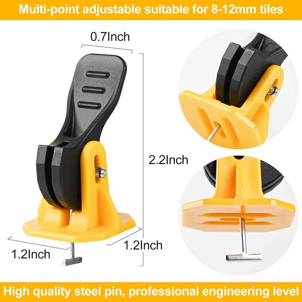 Tile Leveling System Clips, 50 Pieces