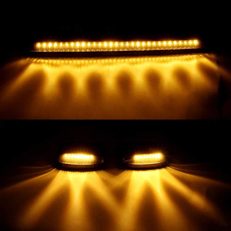 3PC Smoke Cab Roof Running Amber Side Clearance Dome LED Lights For Chevy Silverado G/M C Sierra 07-13 Auto Warning Drving Lamp
