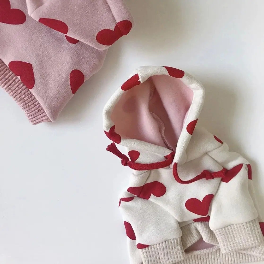 Heart Design Dog Hoodie - Hooded Coat for Small & Medium – photo 3