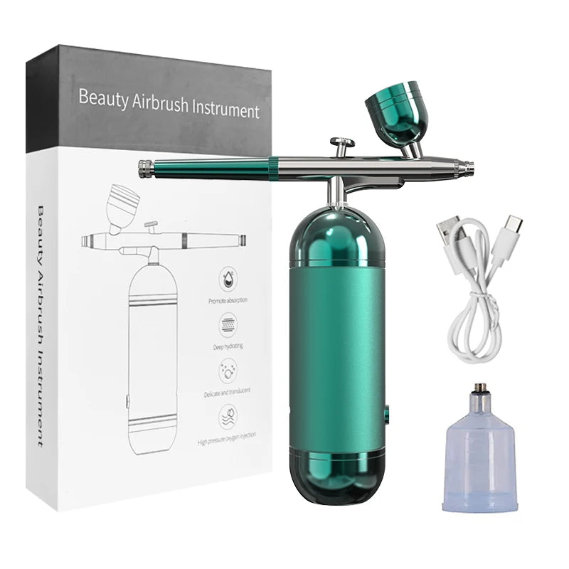 Portable Airbrush Nail With Compressor Airbrush Rechargeable Wireless Handheld Spary Gun for Nails Art Painting Craft
