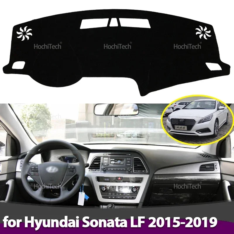 Car Dashboard Cover Avoid Light Pad Instrument Panel Mat Case Carpets for Hyundai Sonata LF 2026 2026 2026 2026 2026