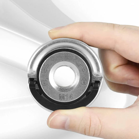 Quick Release M14 Flange Locking Nut for Angle Grinder – Replacement Spindle Nut, Easy to Install for Grinder Accessories