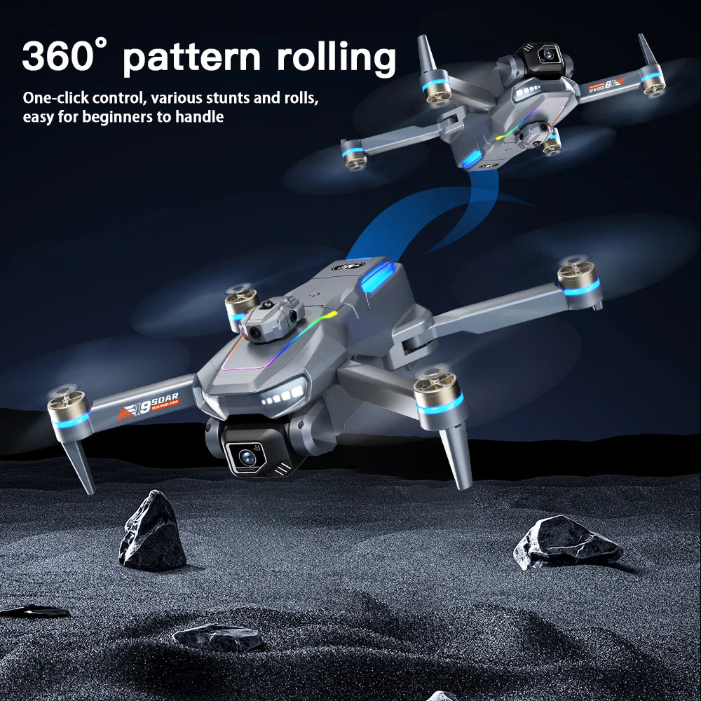 New AE19 Drone 8K HD 5.6" Remote Control Headless Mode Helicopter 360° Flip Quadcopter Toys Mini Drone Fors Kid Toy Gifts