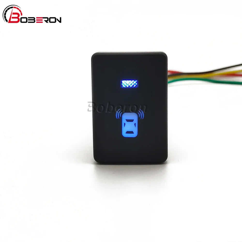 Car LED Light Power On Off Music Radar Parking Sensor Switch Button For Toyota Camry Prius Corolla Avensis t27 2010