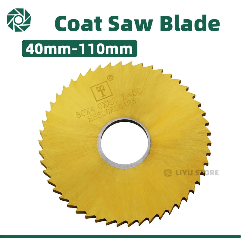 HSS Circular Slotting Saw Blades – 40-100mm Precision Cutter for Metal Milling & Slotting