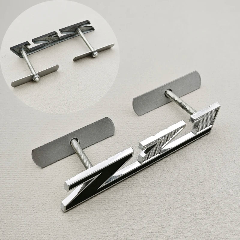 3D Metal Logo Z71 Emblem Car Front Grille Badge Trunk Sticker For Chevrolet Tahoe Colorado Cheyenne Chevy Silverado Accessories