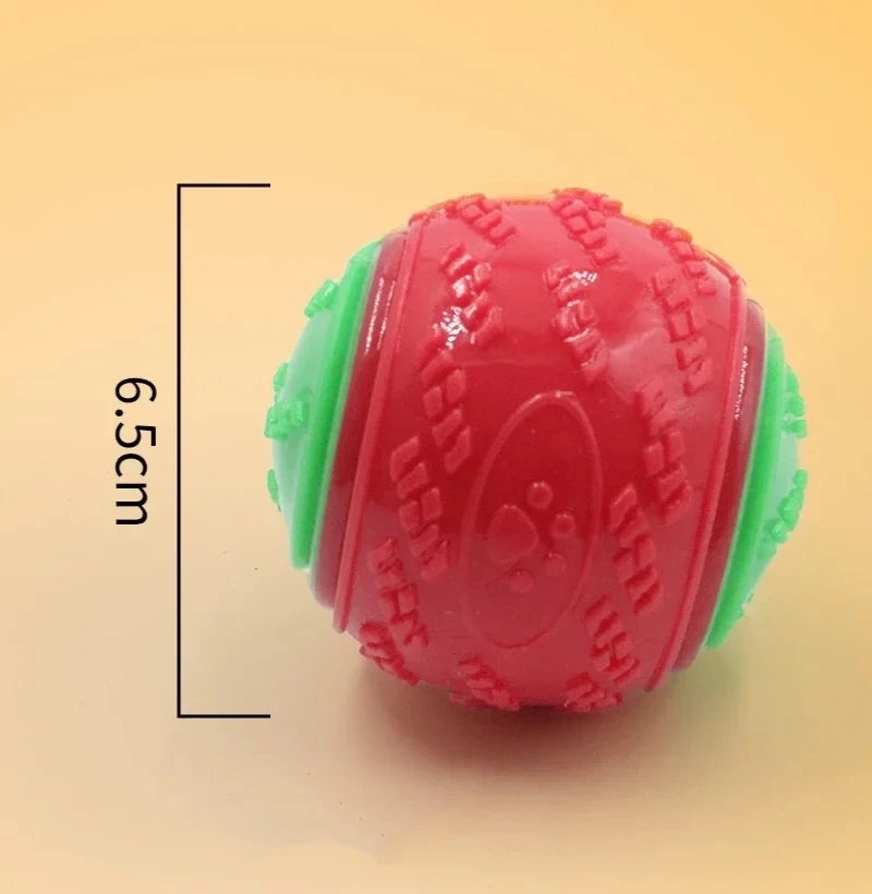 Dogs Chew Ball Interactive Toys Soft TPR Toys for Dog Pet Teeth Cleaning Bite Resistance Squeaky Dog Ball Toy Pet Products