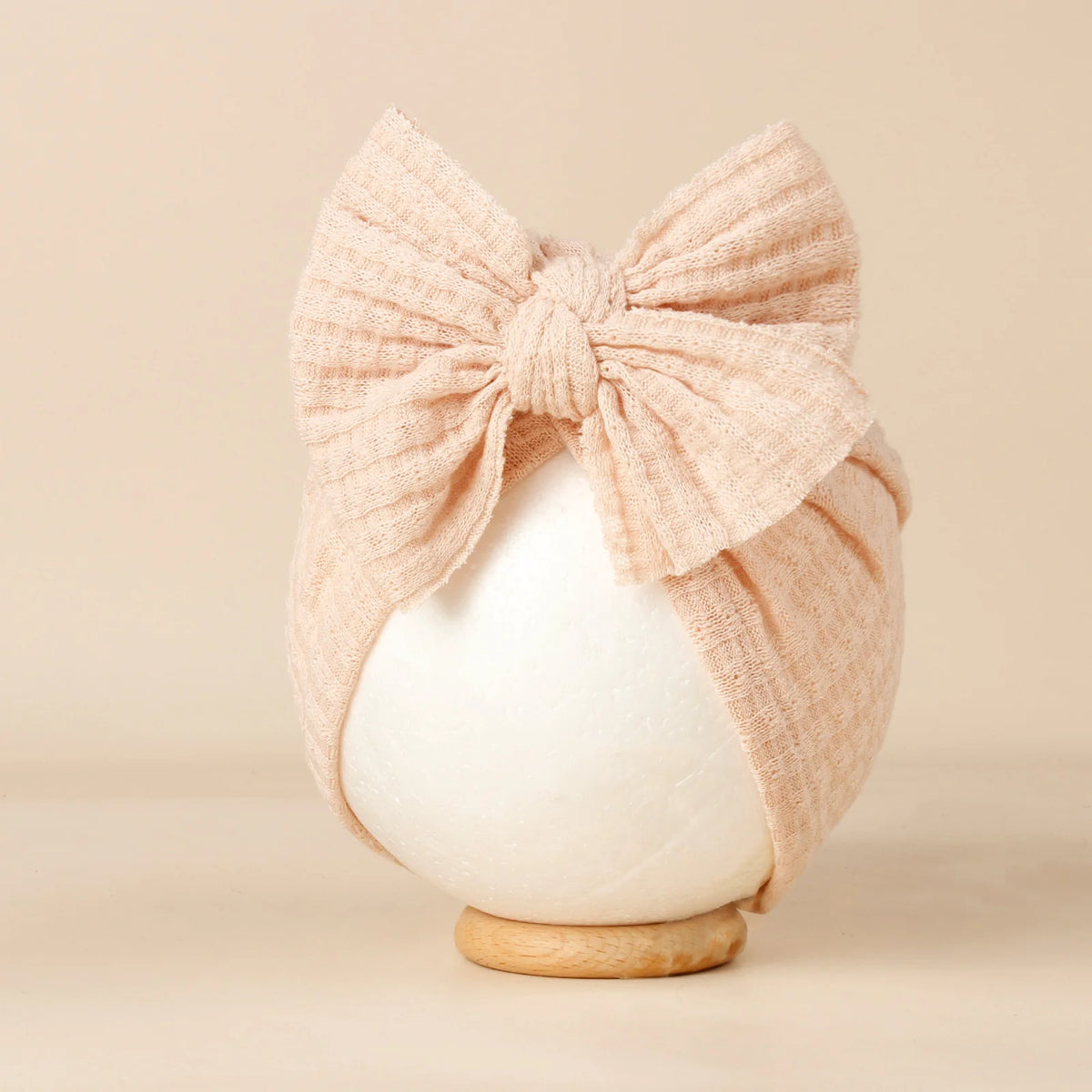 Baby Girl Bow Knit Turban Hat - Soft Newborn Beanie - photo 11