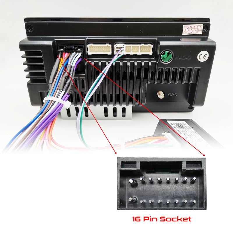 CAN Bus Decoder Harness Adapter 16 Pin Plug Connector Car Android Wiring Cable for Chevrolet Trax Onix Cruze Tracker Encore