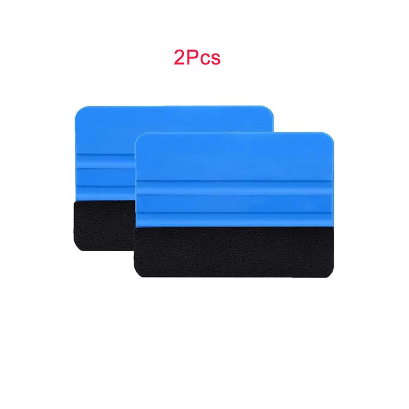 Car Vinyl Wrap Tools Kit Rubber Squeegee Mini Scraper for Installing Car Stickers Window Film Tint Application Tools
