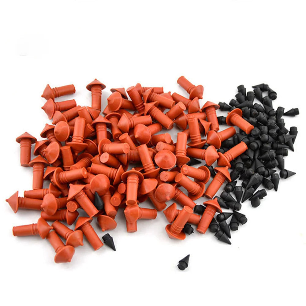 Professional Tire Repair Kit Tubeless Puncture Plug Gun for Car Motorcycle Heavy Duty Mushroom Plugs Emergency Seal Tool
