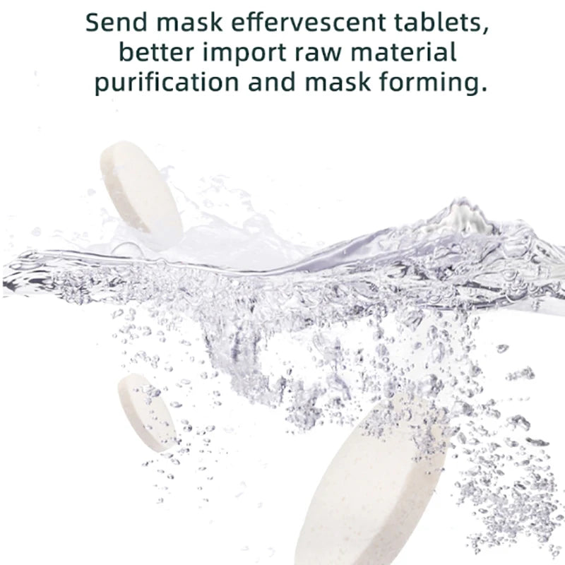 8/16/32pcs/set Collagen Face Mask Capsules Effervescent Tablets For DIY Natural Fruit Vegetable Facial Mask Maker Accessory Skin, women