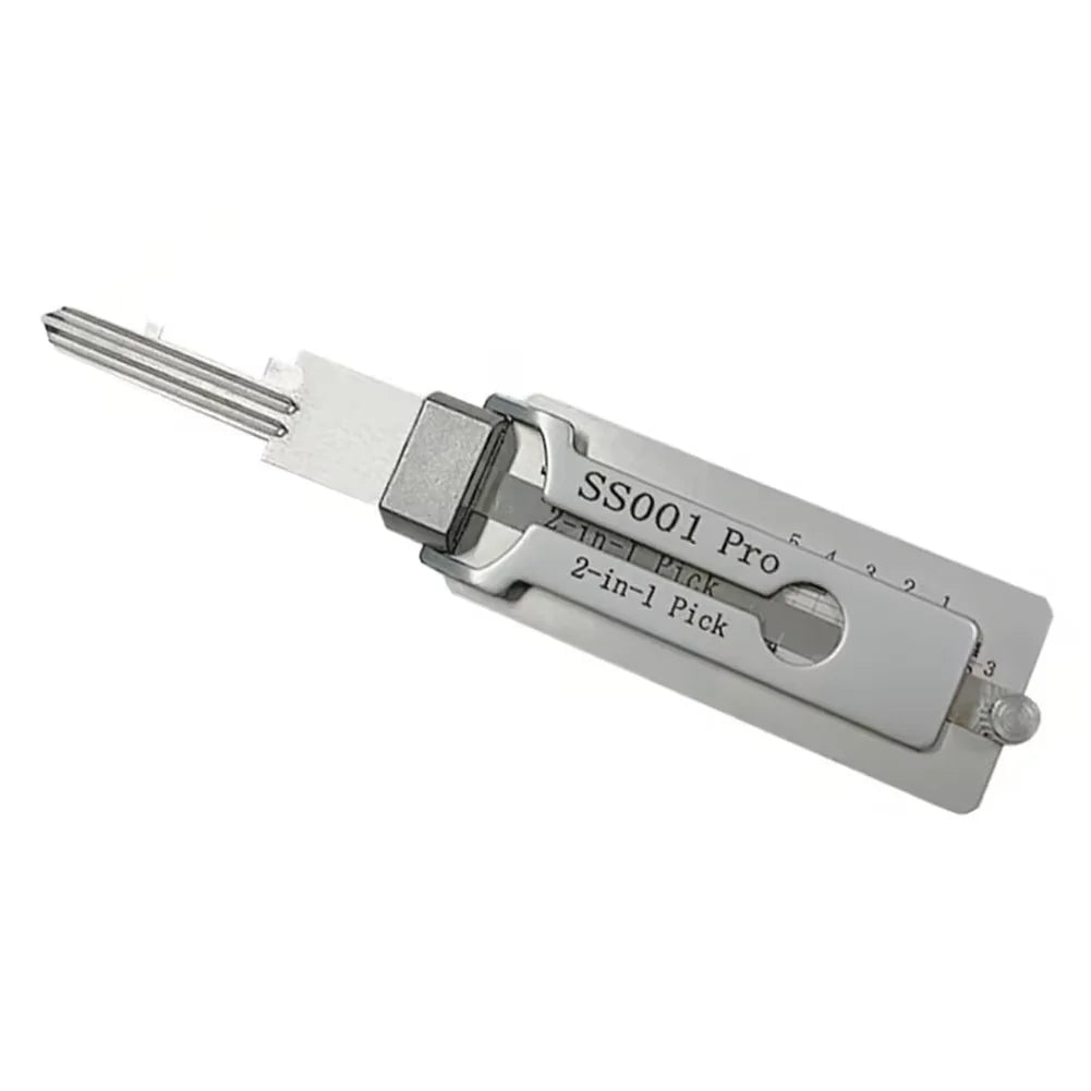 2-in-1 Stainless Steel Key Decoder Precision Hook And Pickup Hand Tool Lock Decoder Maintenance Repair Kit
