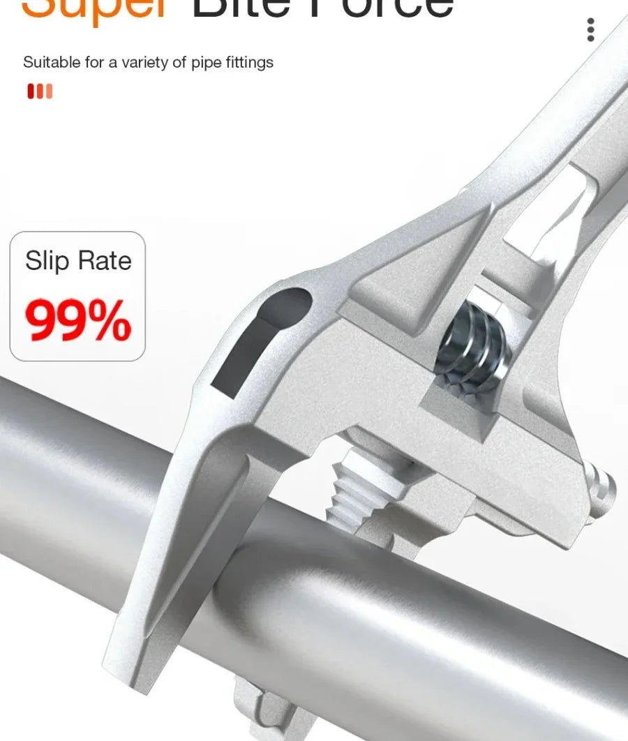 Multifunctional Bathroom Wrench High Carbon Steel Short Handle Wrench Large Opening Faucet Sink Water Heating Installation Tool