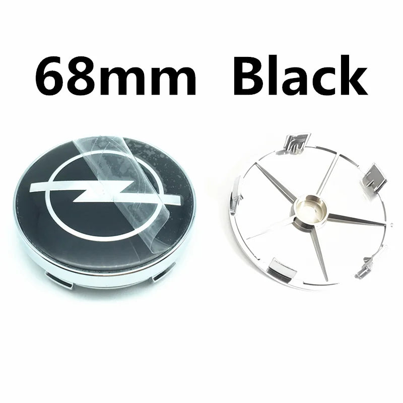 4 Pcs 56mm 59mm 60mm 64mm 68mm Opel Car Wheel Center Hub Caps Logo Badge Emblem Rim Hubcap Dust-proof Cover Auto Accessories
