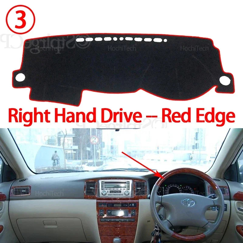 Car Dashboard Cover Mat for Toyota Corolla E120 E130 (2026–2026) – Anti-Glare Instrument Panel Carpet