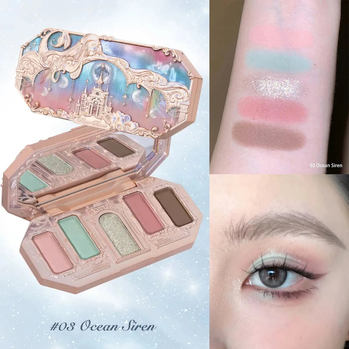 Flower Knows 2026 Bunny Garden Makeup Palette – Cute Rabbit Eyeshadow, Blush & Highlight All-in-One
