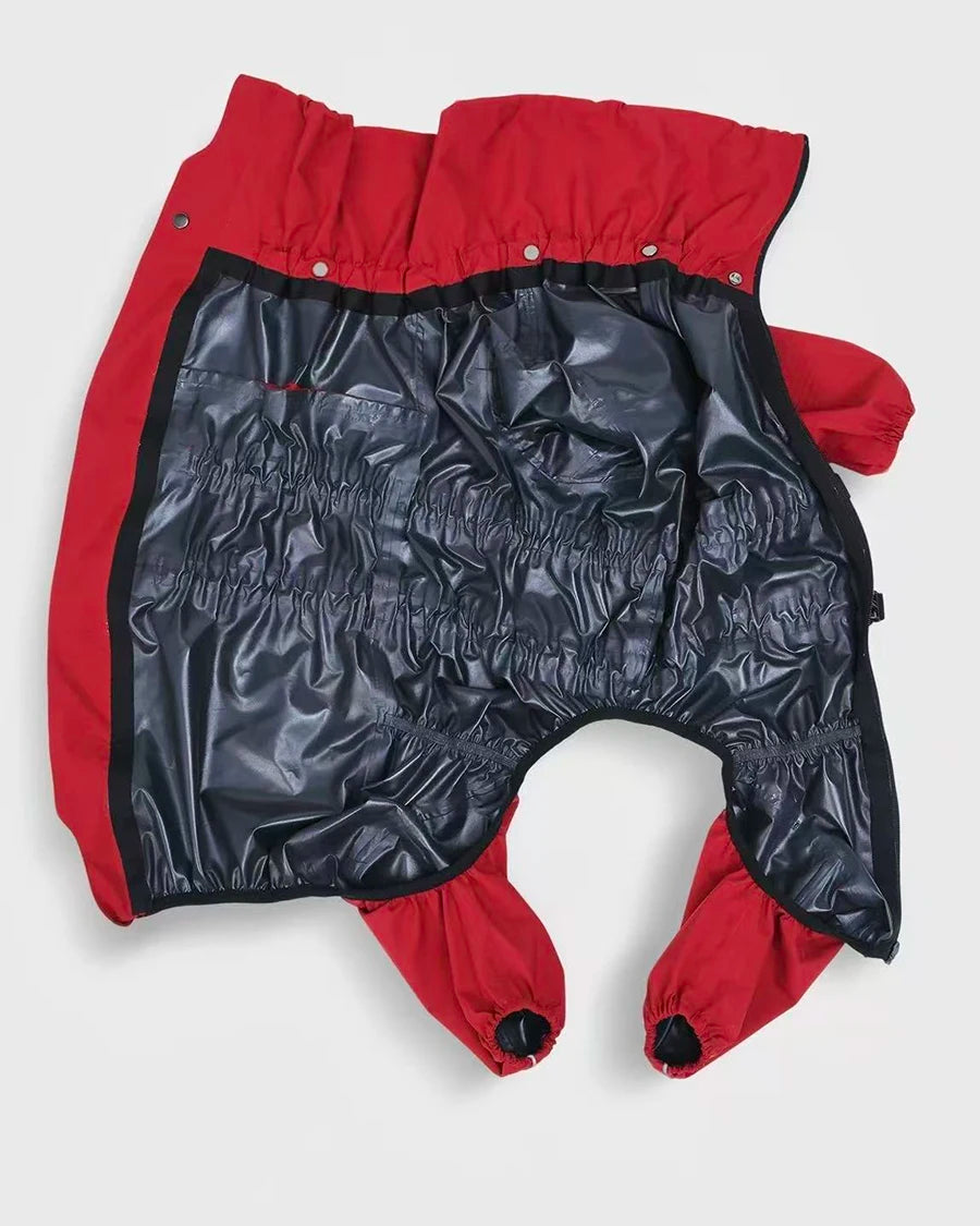 Full-Body Dog Rain Jumpsuit - Reflective Outdoor Coat for Dogs - photo 5