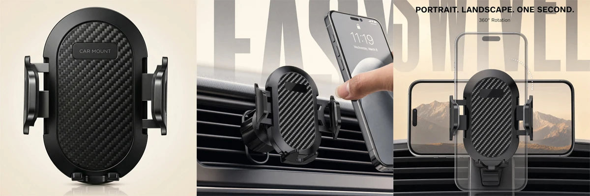 Magnetic Phone Mount with Wireless Charging for Ford F-150 Raptor 2019–2020