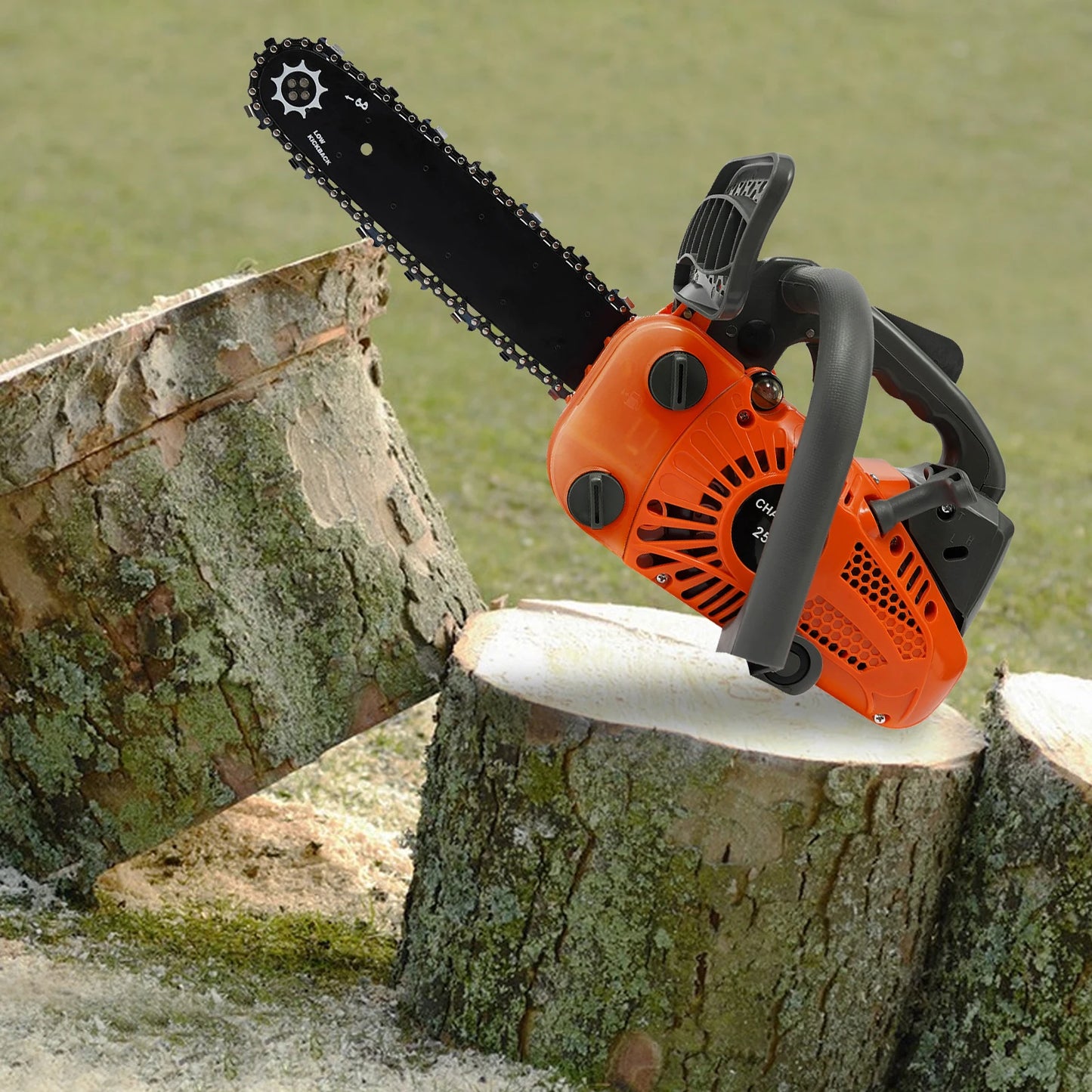 Top-Handle 25.4cc Gasoline Chainsaw – 2-Stroke Engine Logging & Wood Cutting Power Tool