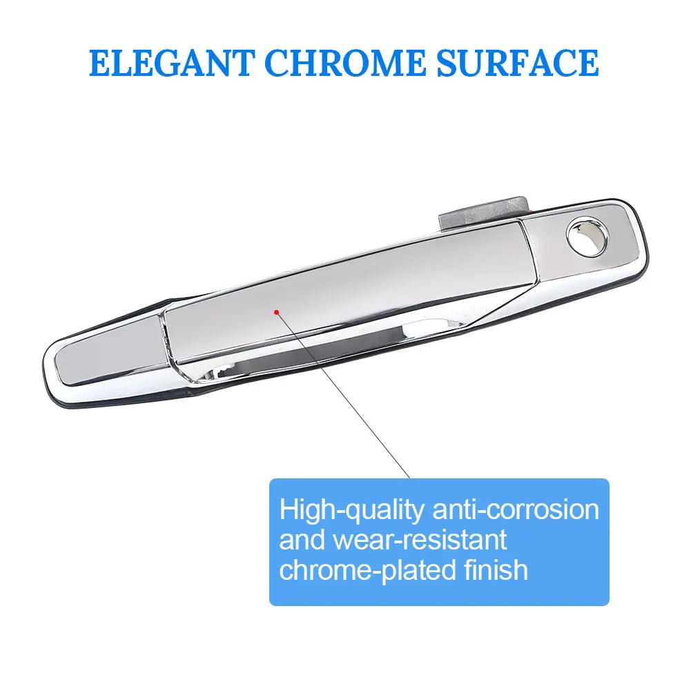 Exterior Chrome Door Handle For Sierra Yukon Cadillac Escalade Pickup Outside  Chevrolet Silverado Tahoe GMC 5960521 25960526
