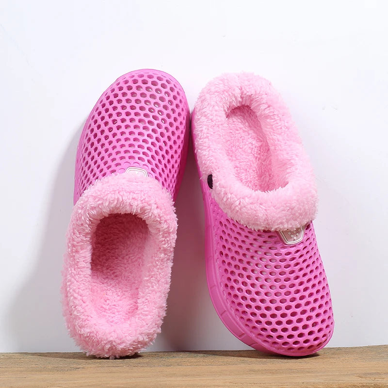 Unisex Fuzzy Mule Slippers - Fur Lined Non-Slip House Shoes - photo 7