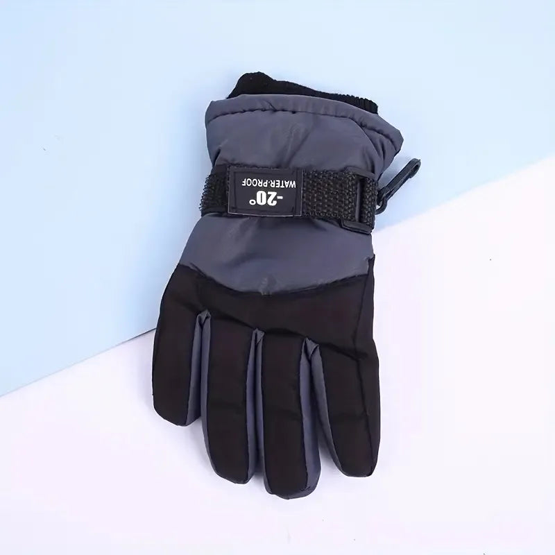 Kids Winter Ski Gloves - Thick Warm Non-Slip Grip, Ages 3 and Up - photo 11