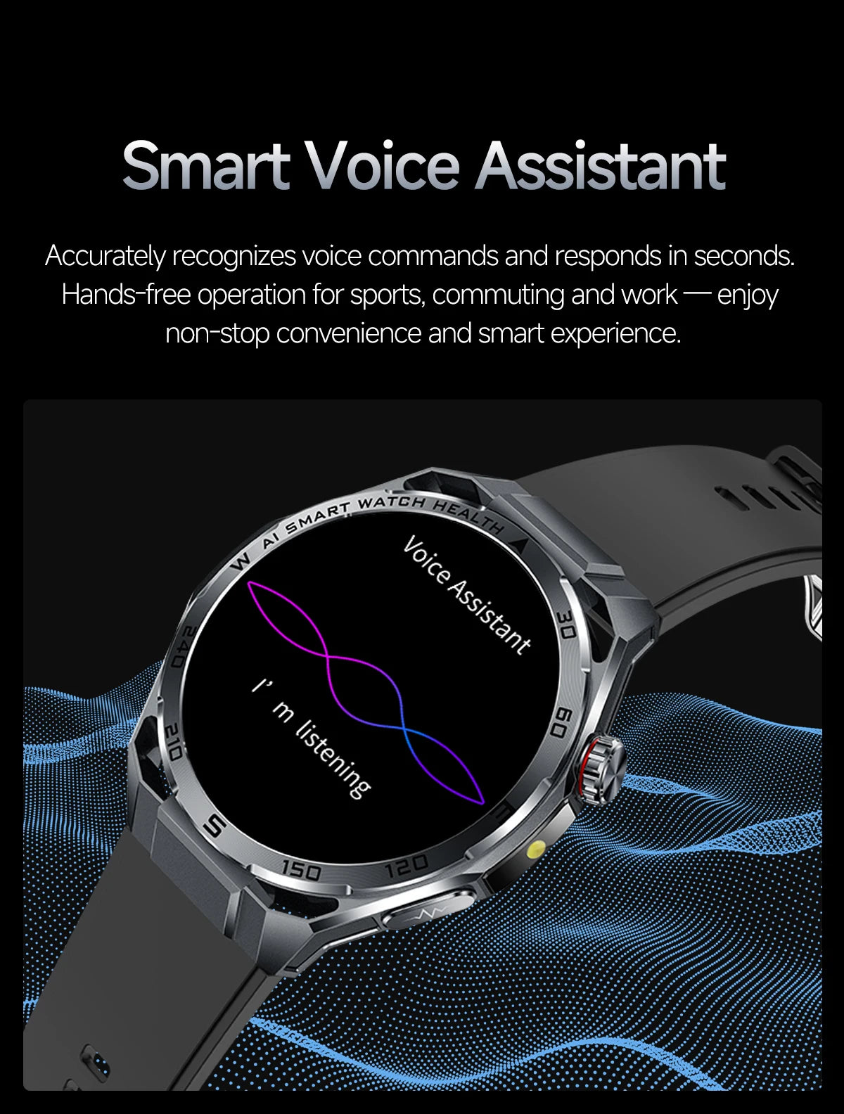 2026 New Body Fat AI Analysis Health Smart Watch ECG+PPG Uric Acid BP Blood Oxygen Call AMOLED Screen Smart Watch For Men Women